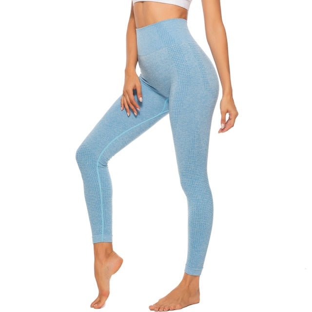 High Waist Push Up Stretch Sport Tights - Fashion Damsel