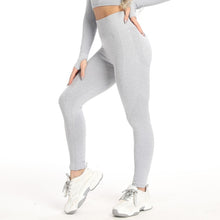 将图片加载到图库查看器，High Waist Push Up Stretch Sport Tights - Fashion Damsel
