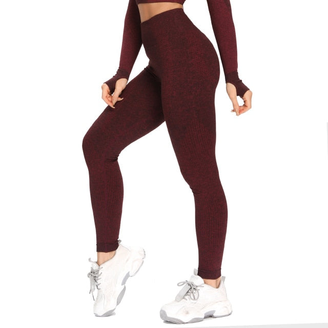 High Waist Push Up Stretch Sport Tights - Fashion Damsel