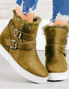 Casual Fleece Winter Snow Boots - Fashion Damsel