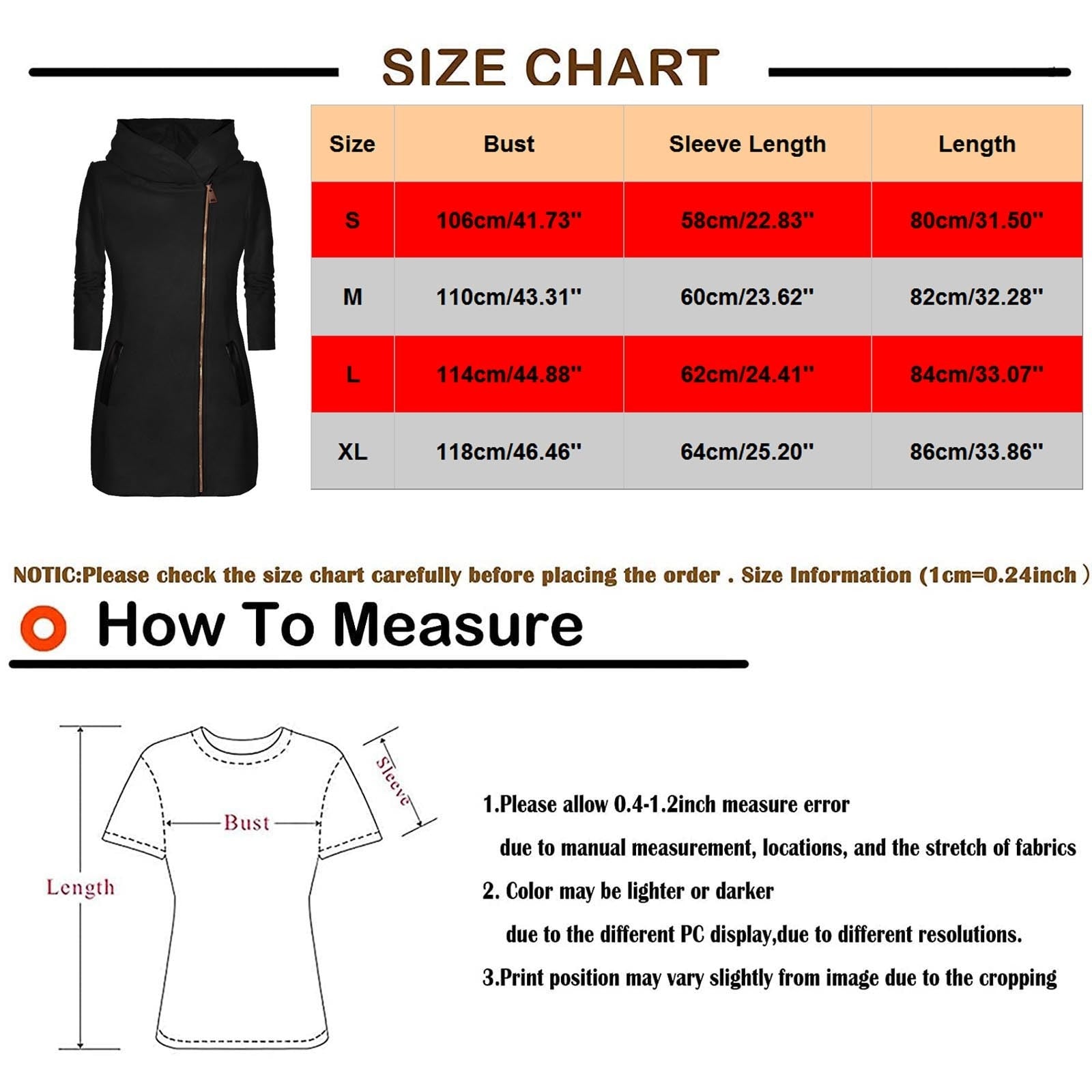 Side Zipper Plush Loose Coat Hooded Winter Jacket - Fashion Damsel