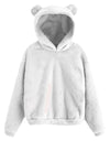Cute Bear Warm Pullover Fluffy hoodie