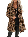 Warm Winter Leopard Faux Fur Jacket - Fashion Damsel