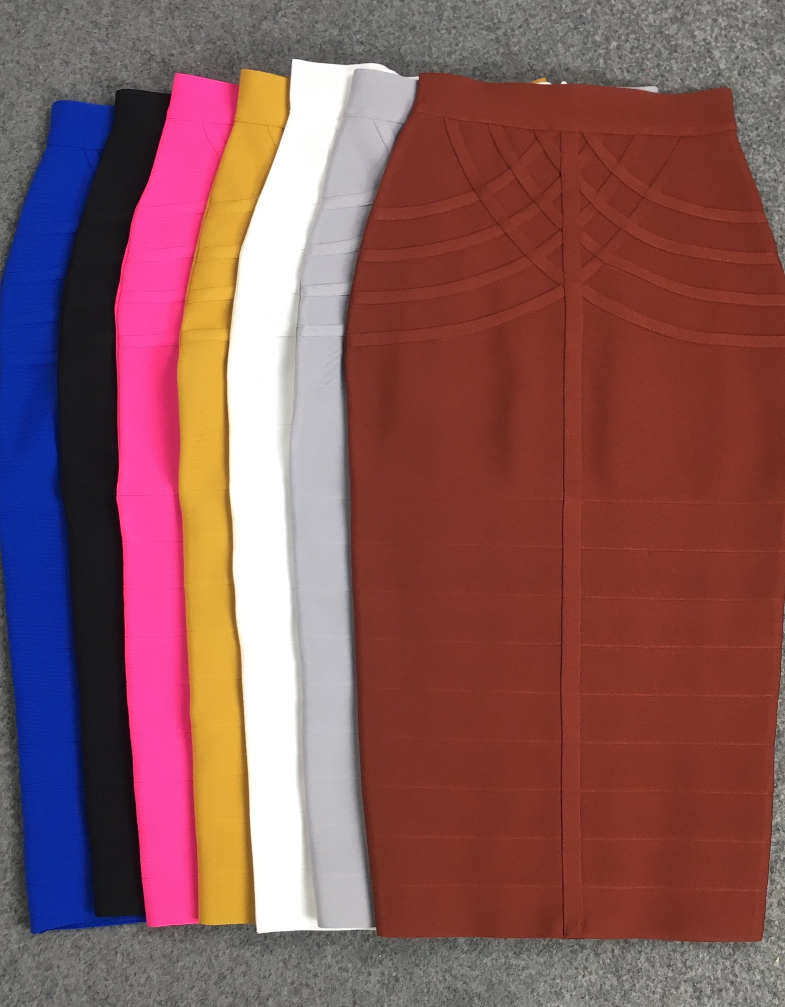 Vintage Bandage Midi Skirt - Fashion Damsel