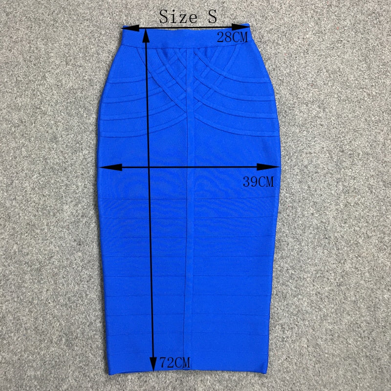 Vintage Bandage Midi Skirt - Fashion Damsel