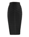 Vintage Bandage Midi Skirt - Fashion Damsel