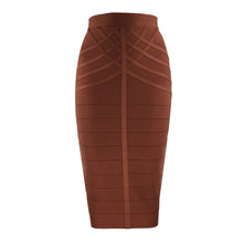 Load image into Gallery viewer, Vintage Bandage Midi Skirt - Fashion Damsel
