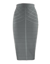 Vintage Bandage Midi Skirt - Fashion Damsel