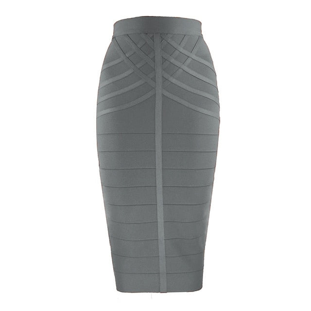Vintage Bandage Midi Skirt - Fashion Damsel