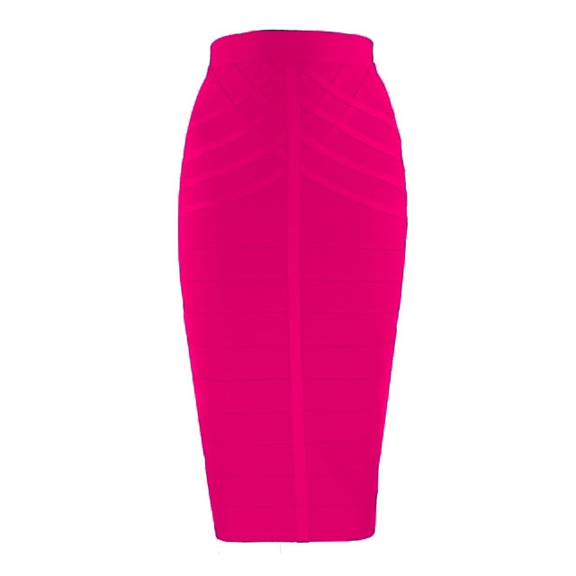 Vintage Bandage Midi Skirt - Fashion Damsel
