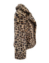Thick Plush Leopard Printed Winter Women's Coat - Fashion Damsel