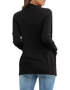 Lightweight Open Front Cardigan Sweater With Pockets - Fashion Damsel