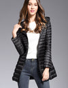 Padded Hooded Long Jacket Overcoat - Fashion Damsel