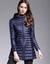 Padded Hooded Long Jacket Overcoat - Fashion Damsel