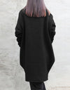 Loose Long Sleeve Zipper Hooded Oversized Windbreaker - Fashion Damsel