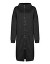 Loose Long Sleeve Zipper Hooded Oversized Windbreaker - Fashion Damsel