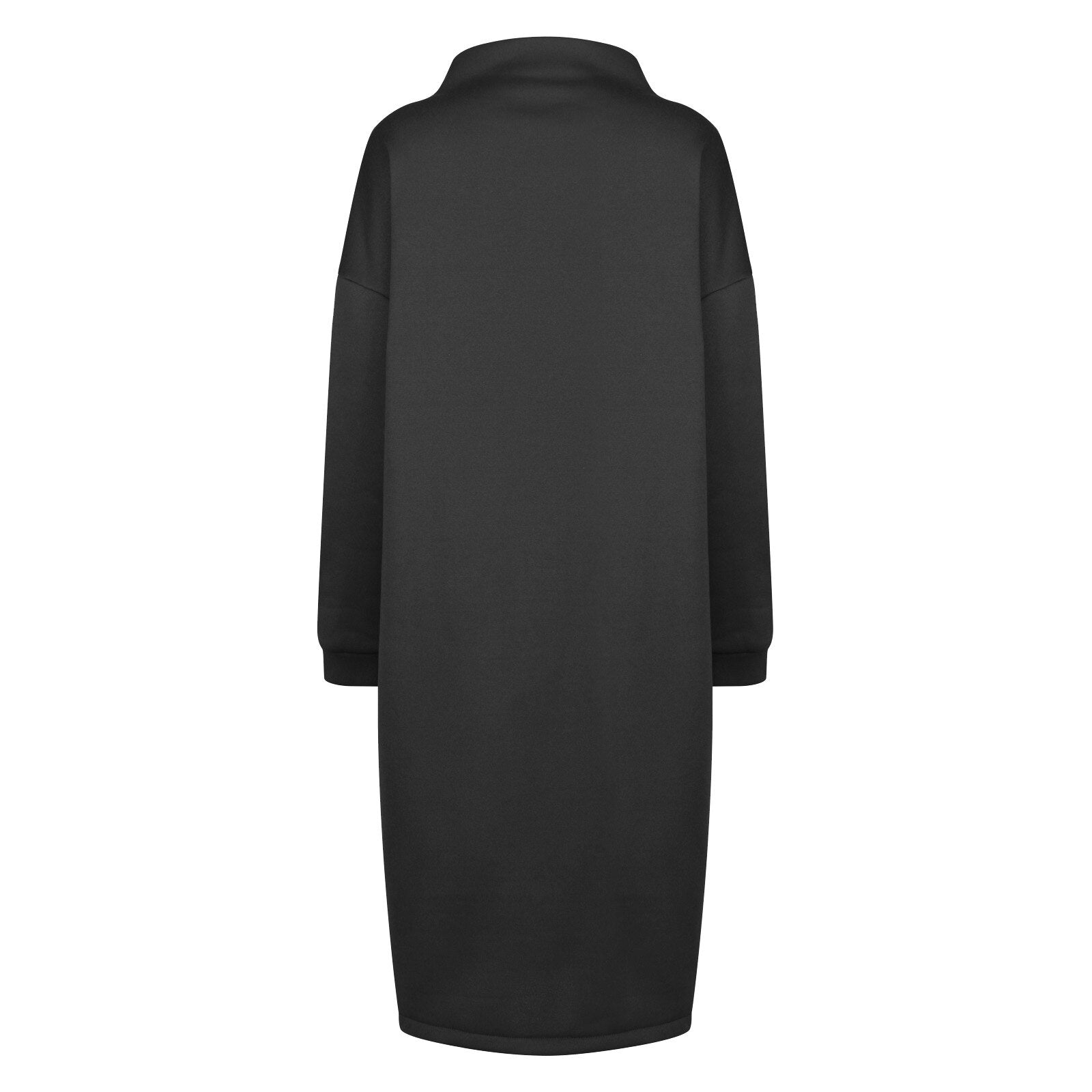 Loose Long Sleeve Zipper Hooded Oversized Windbreaker - Fashion Damsel