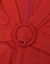 Deep V Neck Jumpsuit Dress for Women - Fashion Damsel