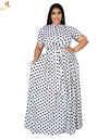 Swing Skirt 2 Piece Suit Plus Size