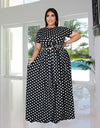 Swing Skirt 2 Piece Suit Plus Size