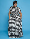 Swing Skirt 2 Piece Suit Plus Size