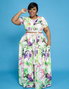 Swing Skirt 2 Piece Suit Plus Size