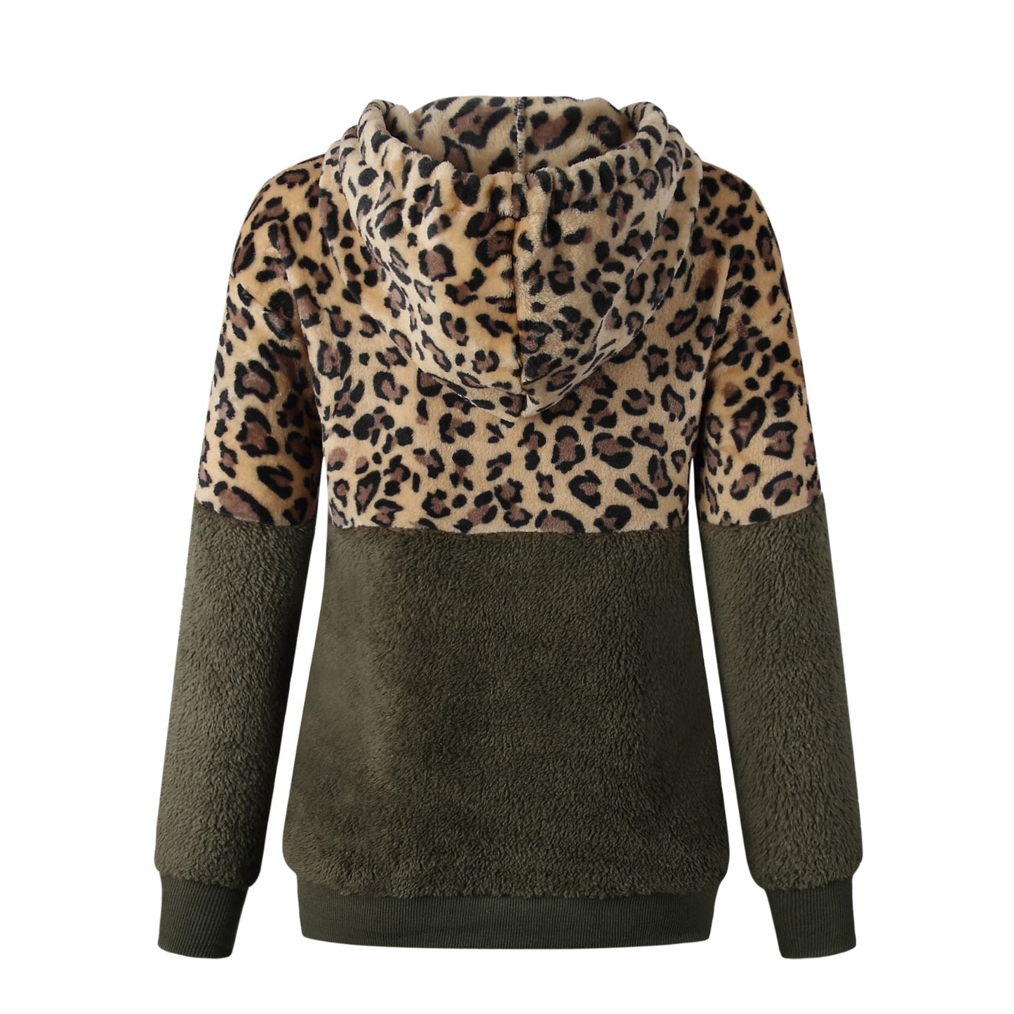 S,M,L,XL,2XL,3XL,4XL Sweatshirt Leopard Print Winter Hoodie - Fashion Damsel