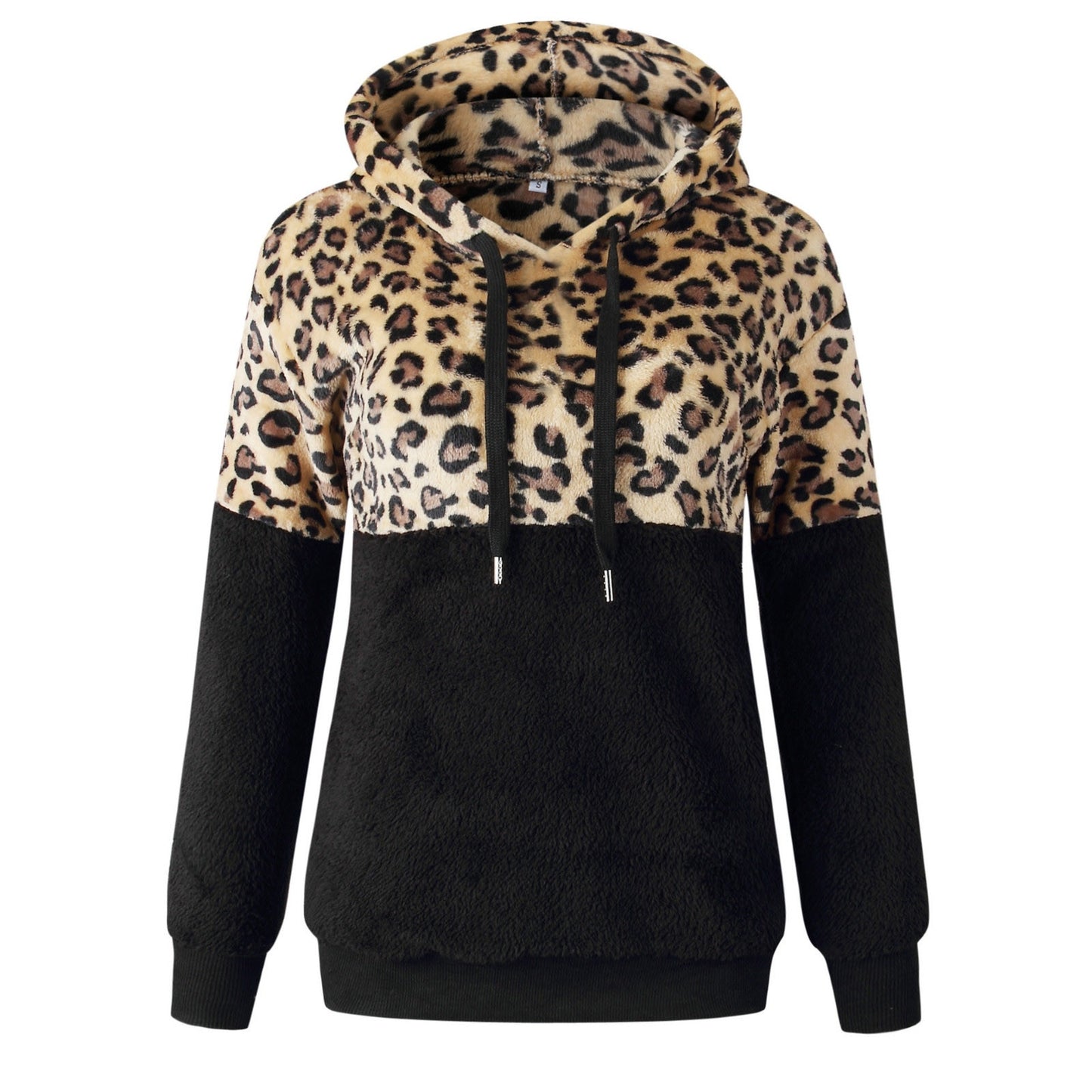S,M,L,XL,2XL,3XL,4XL Sweatshirt Leopard Print Winter Hoodie - Fashion Damsel
