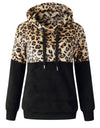 S,M,L,XL,2XL,3XL,4XL Sweatshirt Leopard Print Winter Hoodie - Fashion Damsel
