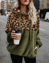 S,M,L,XL,2XL,3XL,4XL Sweatshirt Leopard Print Winter Hoodie - Fashion Damsel