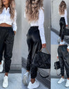 Minimalist Elastic Cargo Slacks - Fashion Damsel