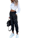 Minimalist Elastic Cargo Slacks - Fashion Damsel