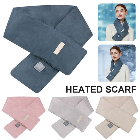 USB Heated Winter Washable Scarf For Men and Women - Fashion Damsel