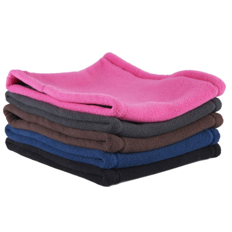 Fleece Bib Double Warm 3 In1 Collar - Fashion Damsel