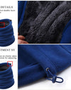 Fleece Bib Double Warm 3 In1 Collar - Fashion Damsel