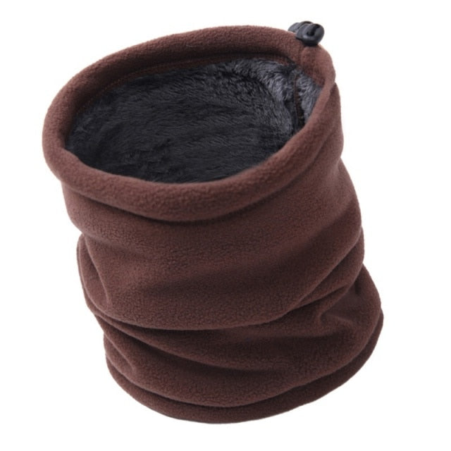 Fleece Bib Double Warm 3 In1 Collar - Fashion Damsel
