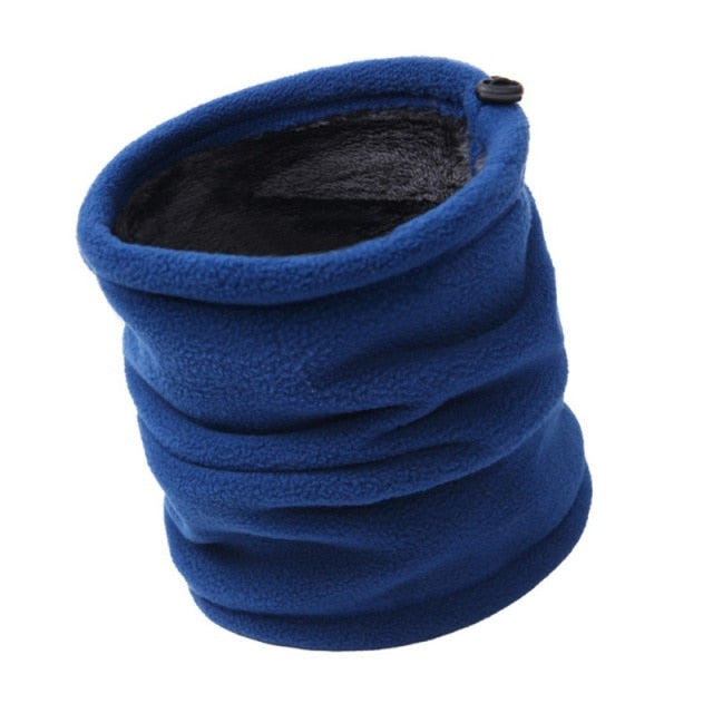 Fleece Bib Double Warm 3 In1 Collar - Fashion Damsel