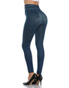 Waist Trimming Push Up Elastic Jeggings Denim Pants - Fashion Damsel