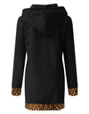 Hooded Leopard Dress - Fashion Damsel