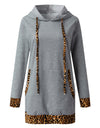 Hooded Leopard Dress - Fashion Damsel