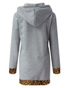 Hooded Leopard Dress - Fashion Damsel