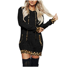 将图片加载到图库查看器，Hooded Leopard Dress - Fashion Damsel
