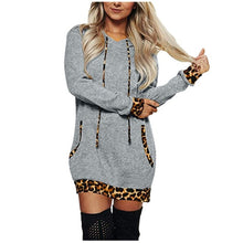 將圖片載入圖庫檢視器 Hooded Leopard Dress - Fashion Damsel
