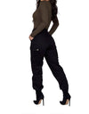 High Waist Cargo Pants For Women - Fashion Damsel