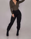 High Waist Cargo Pants For Women - Fashion Damsel