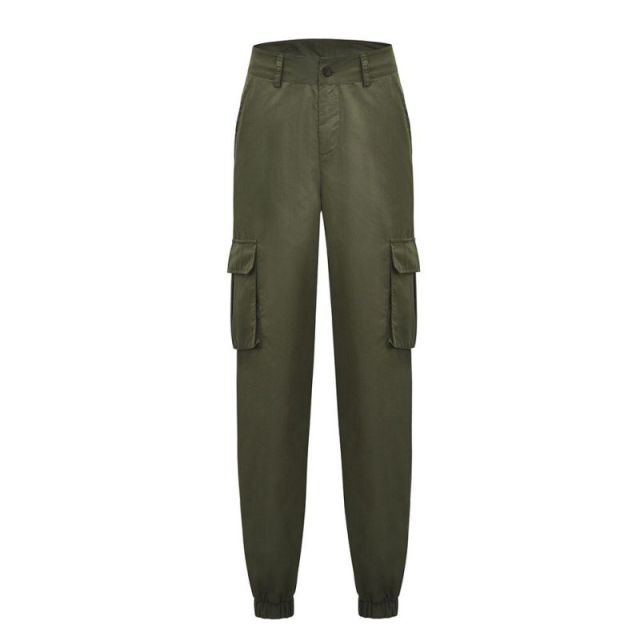 High Waist Cargo Pants For Women - Fashion Damsel
