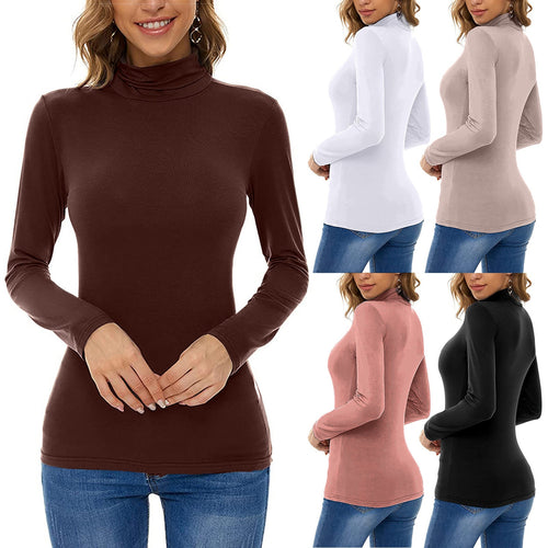 Autumn fleece Vintage Turtleneck - Fashion Damsel