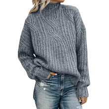 Load image into Gallery viewer, Pullover Knitted Turtleneck Sweater - Fashion Damsel
