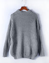 Pullover Knitted Turtleneck Sweater - Fashion Damsel