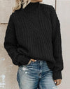 Pullover Knitted Turtleneck Sweater - Fashion Damsel